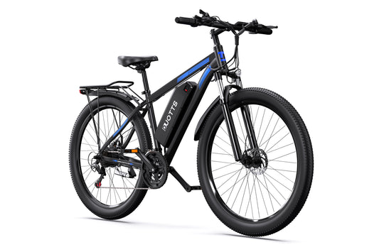 Electric Mountain Bike 750W Motor, 29-Inch Wheels, 48V Battery, Front Suspension
